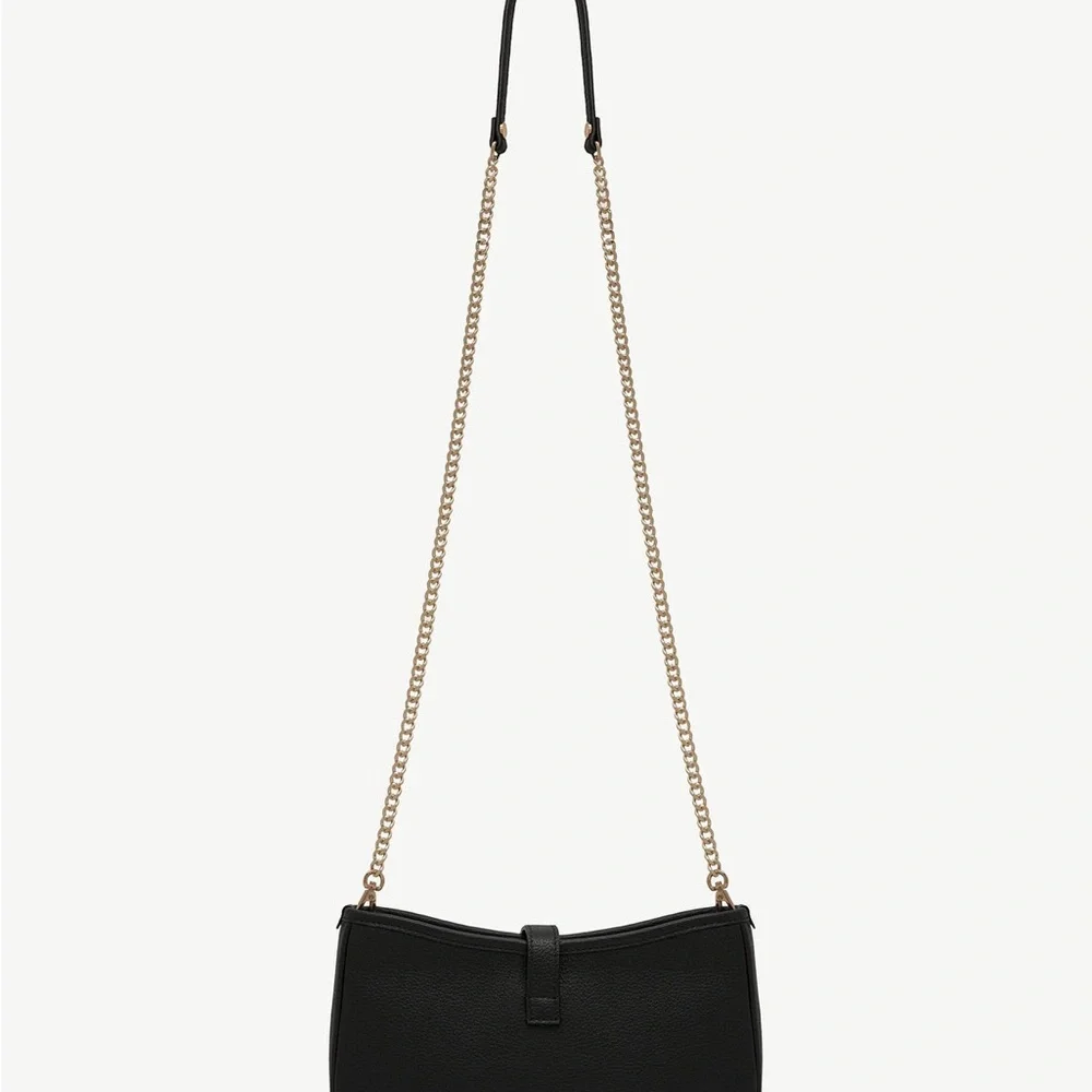 Strathberry Black Clutch with Gold Accent - Picture 3 of 3